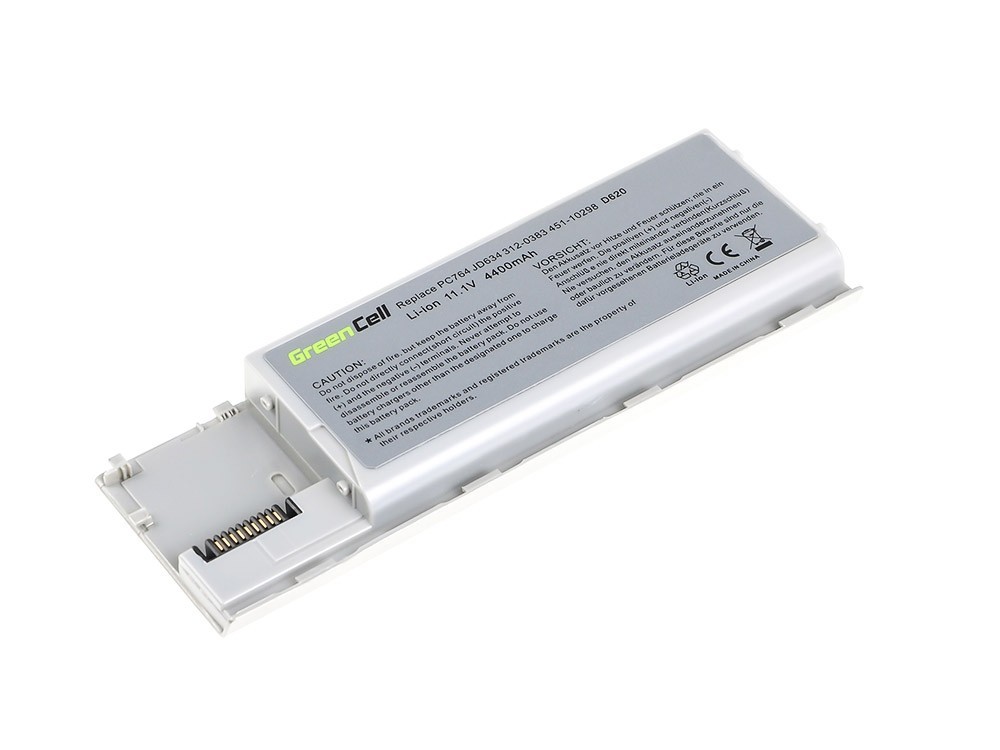 Batterij voor Dell Latitude D620 D630 D630N D631 / 11,1V 4400mAh