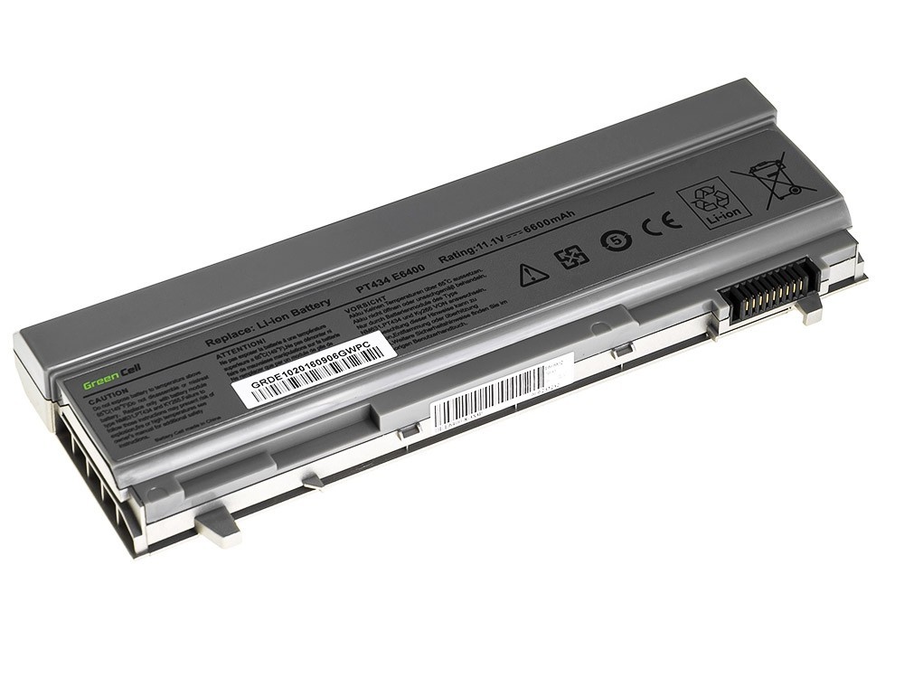 Batterij voor Dell Latitude E6400 E6410 E6500 E6510 / 11,1V 6600mAh