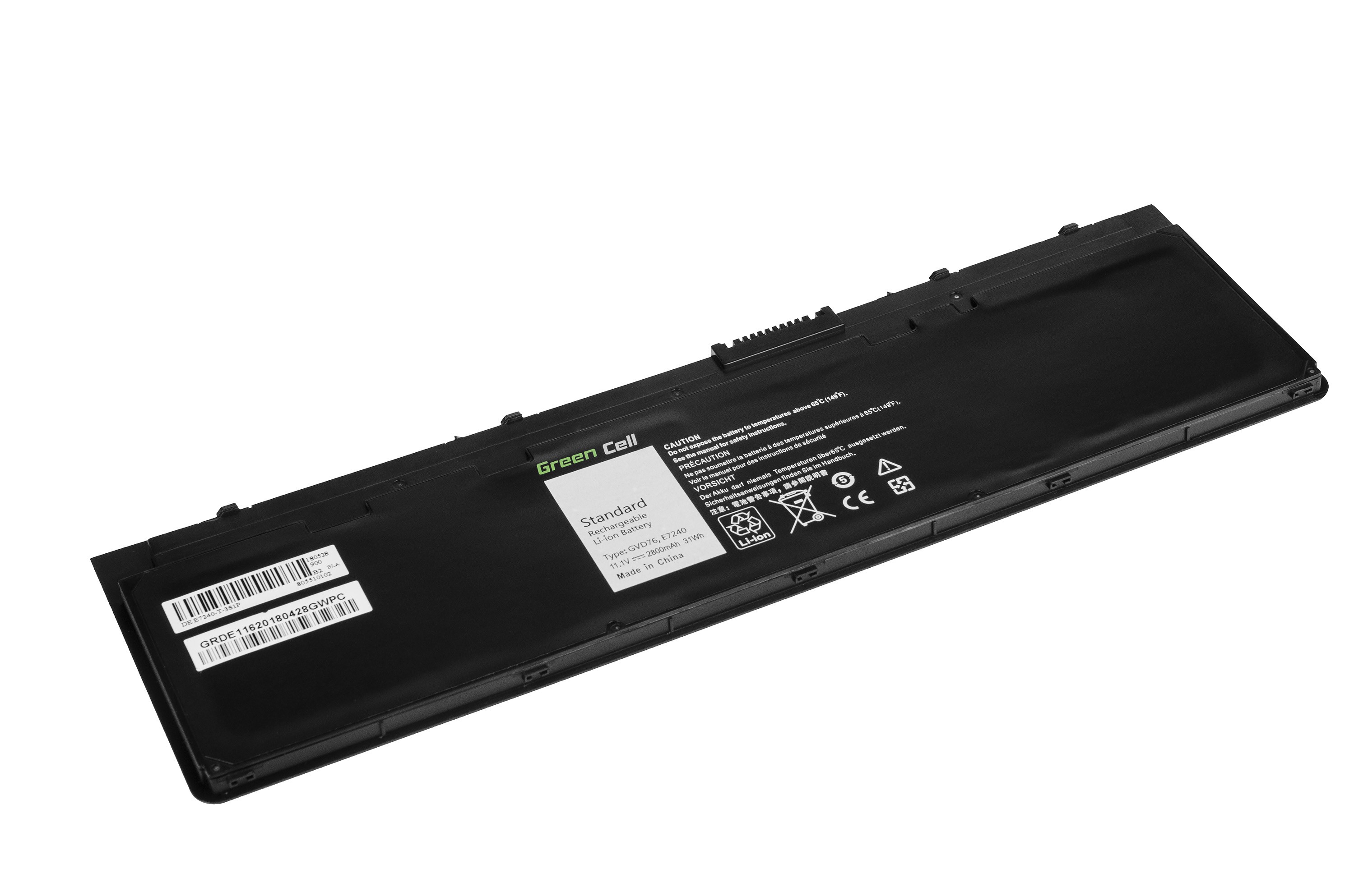 Batterij voor Dell Latitude E7240 E7250 / 11,1V 2800mAh