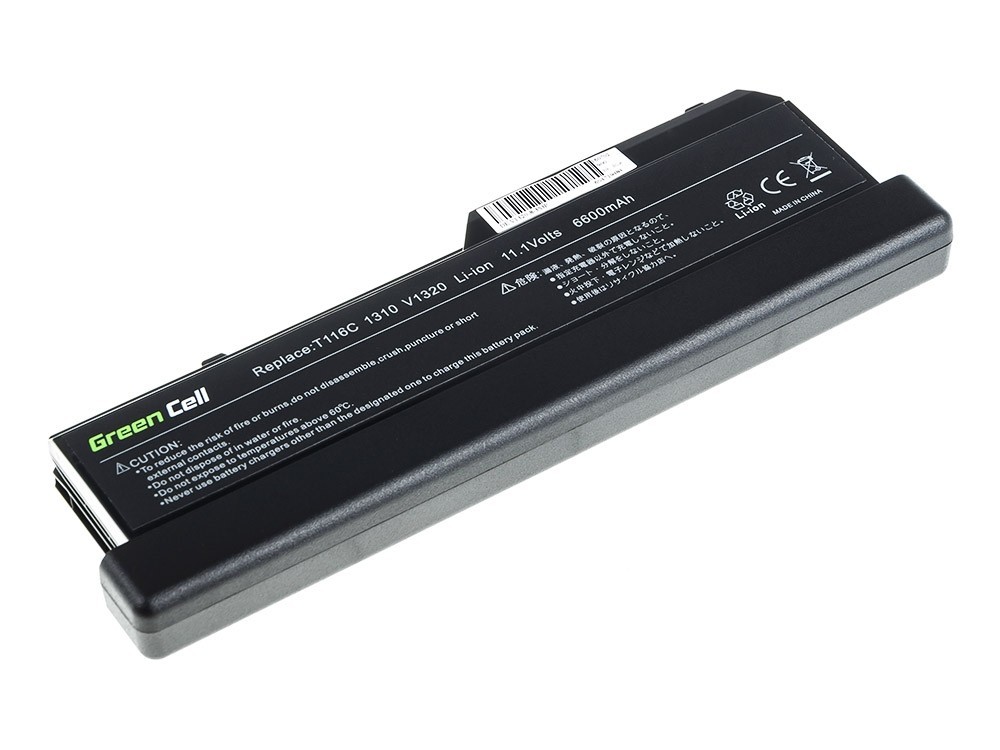 Batterij voor Dell Vostro 1310 1320 1510 1511 1520 2510 / 11,1V 6600mAh