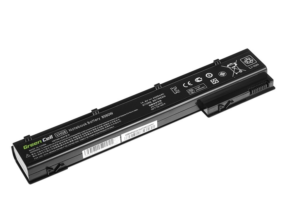 Batterij voor HP EliteBook 8560w 8570w 8760w 8770w / 14,4V 4400mAh