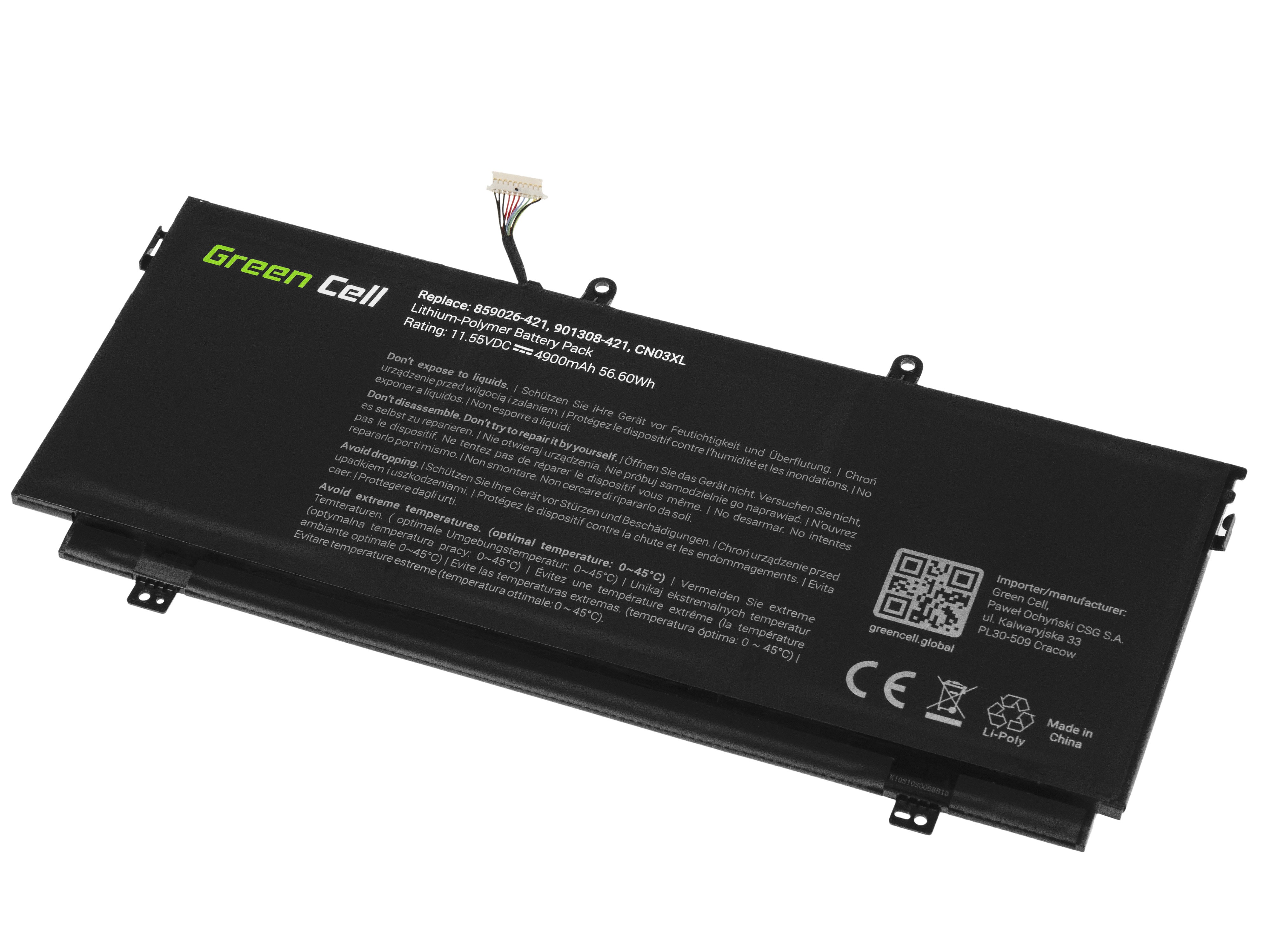 Batterij voor HP Envy 13 13T / 11,55V 4900mAh
