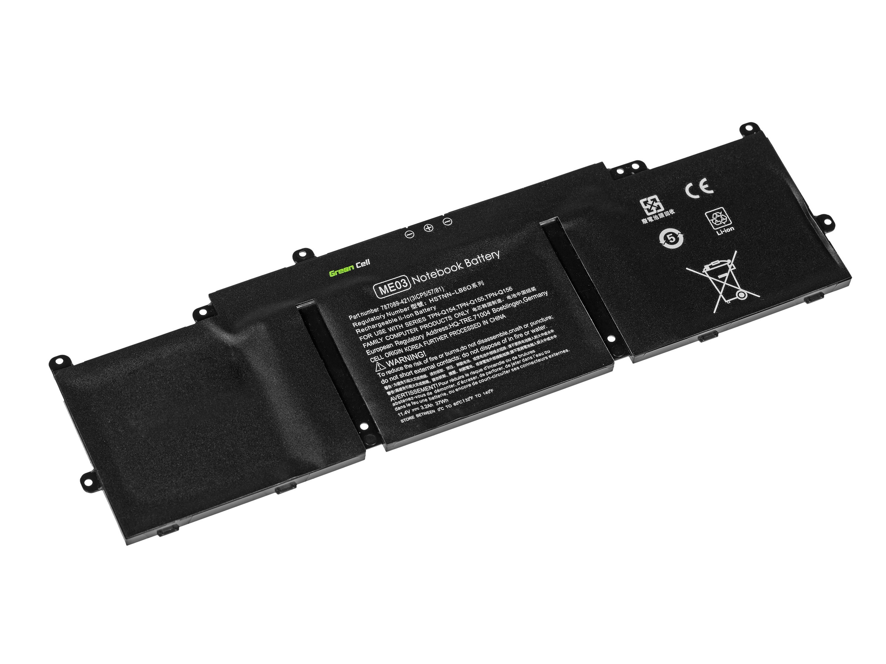 Batterij voor HP Stream 11 Pro 11-D 13-C / 11,4V 3200mAh