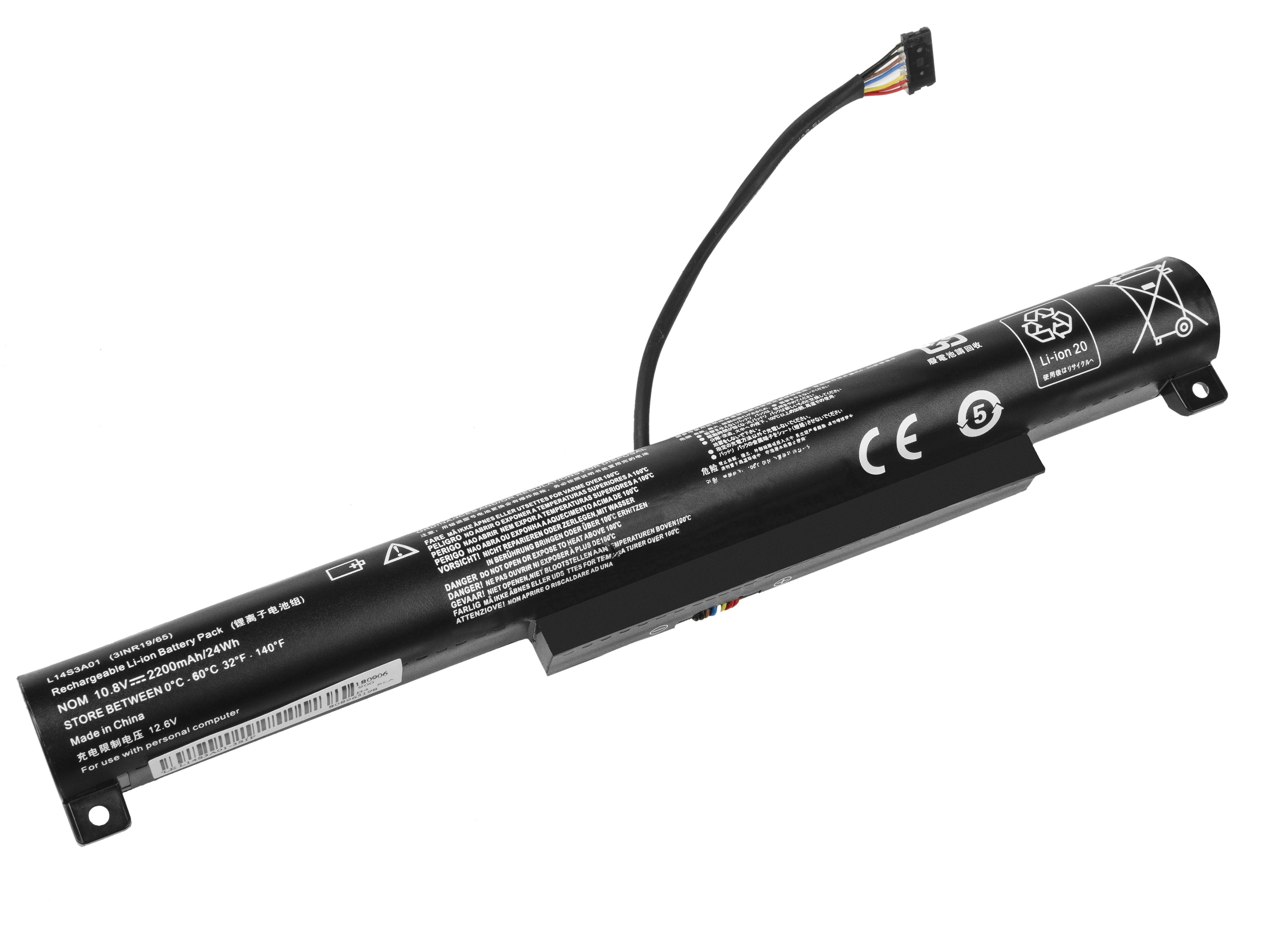 Batterij voor Lenovo B50-10, Lenovo IdeaPad 100-15IBY / 11,1V 2200mAh