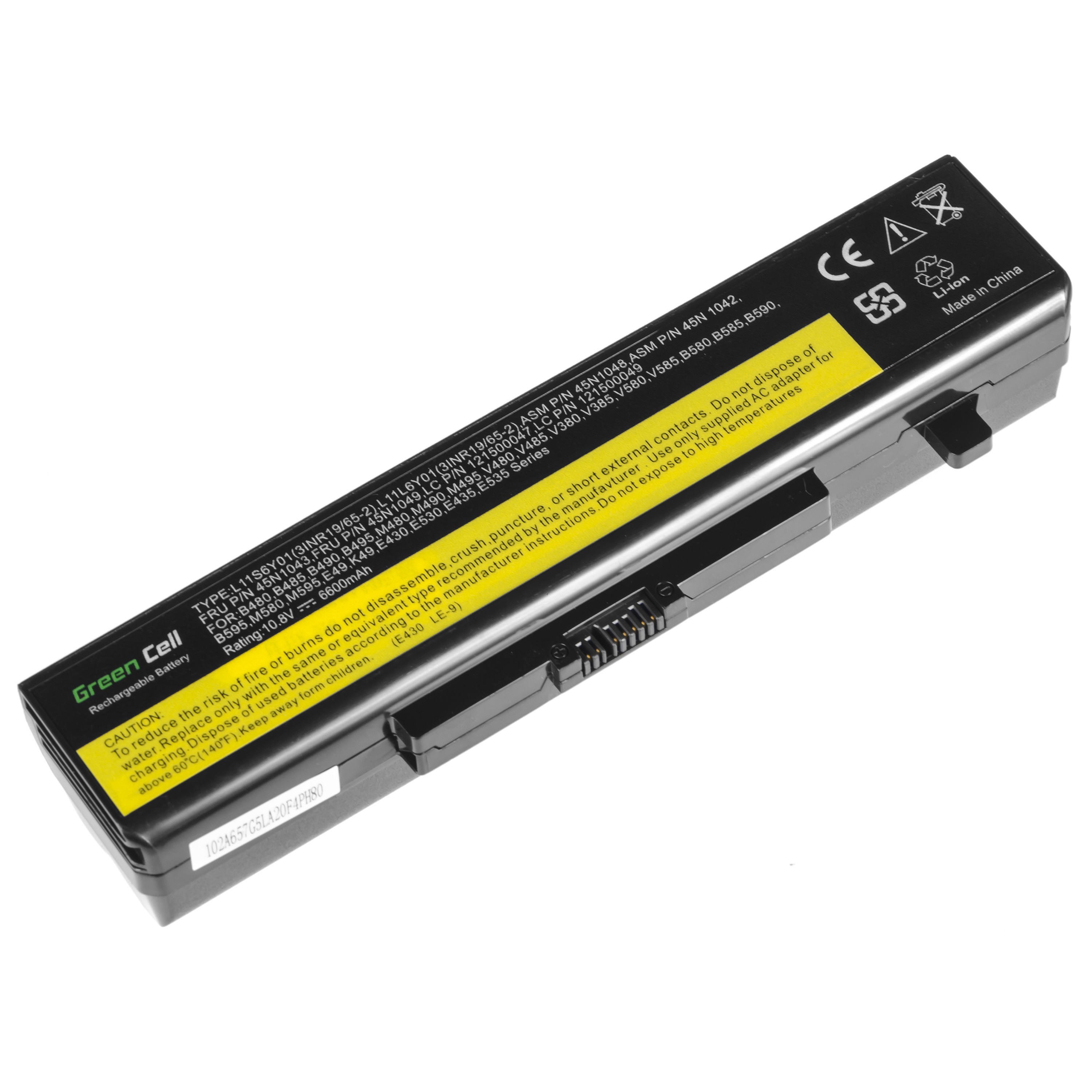Batterij voor Lenovo ThinkPad Edge E430 E440 E530 / 11,1V 6600mAh
