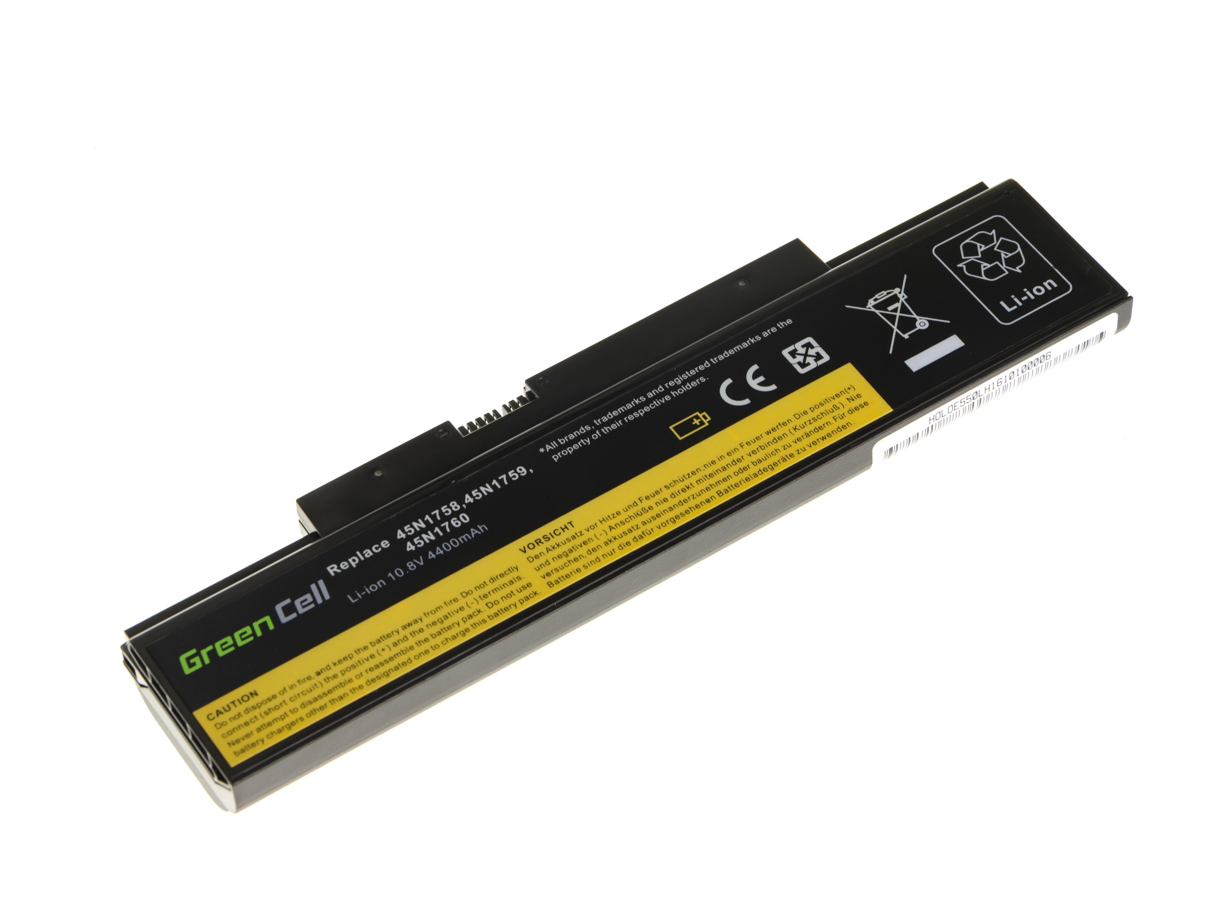 Batterij voor Lenovo ThinkPad Edge E550 E550c E555 E560 E565 / 11,1V 4400mAh