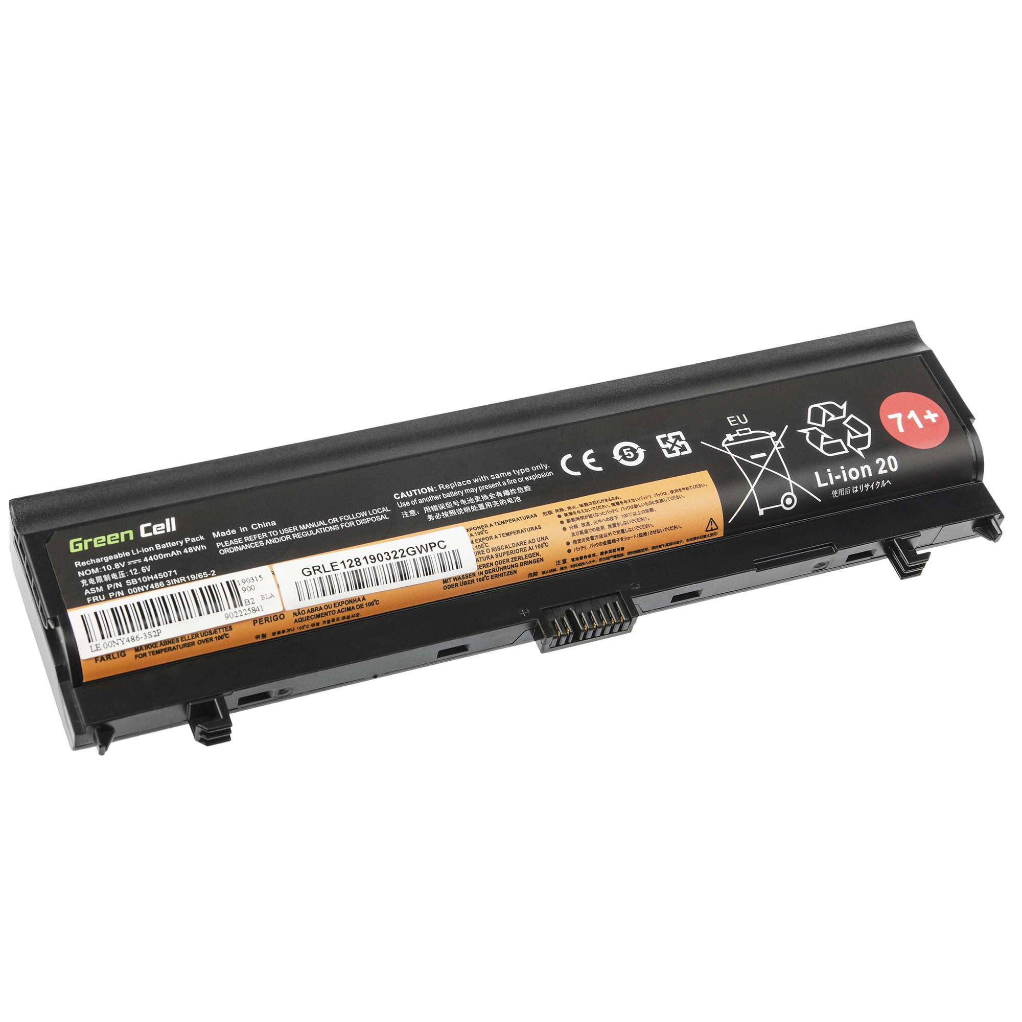Batterij voor Lenovo ThinkPad L560 L570
