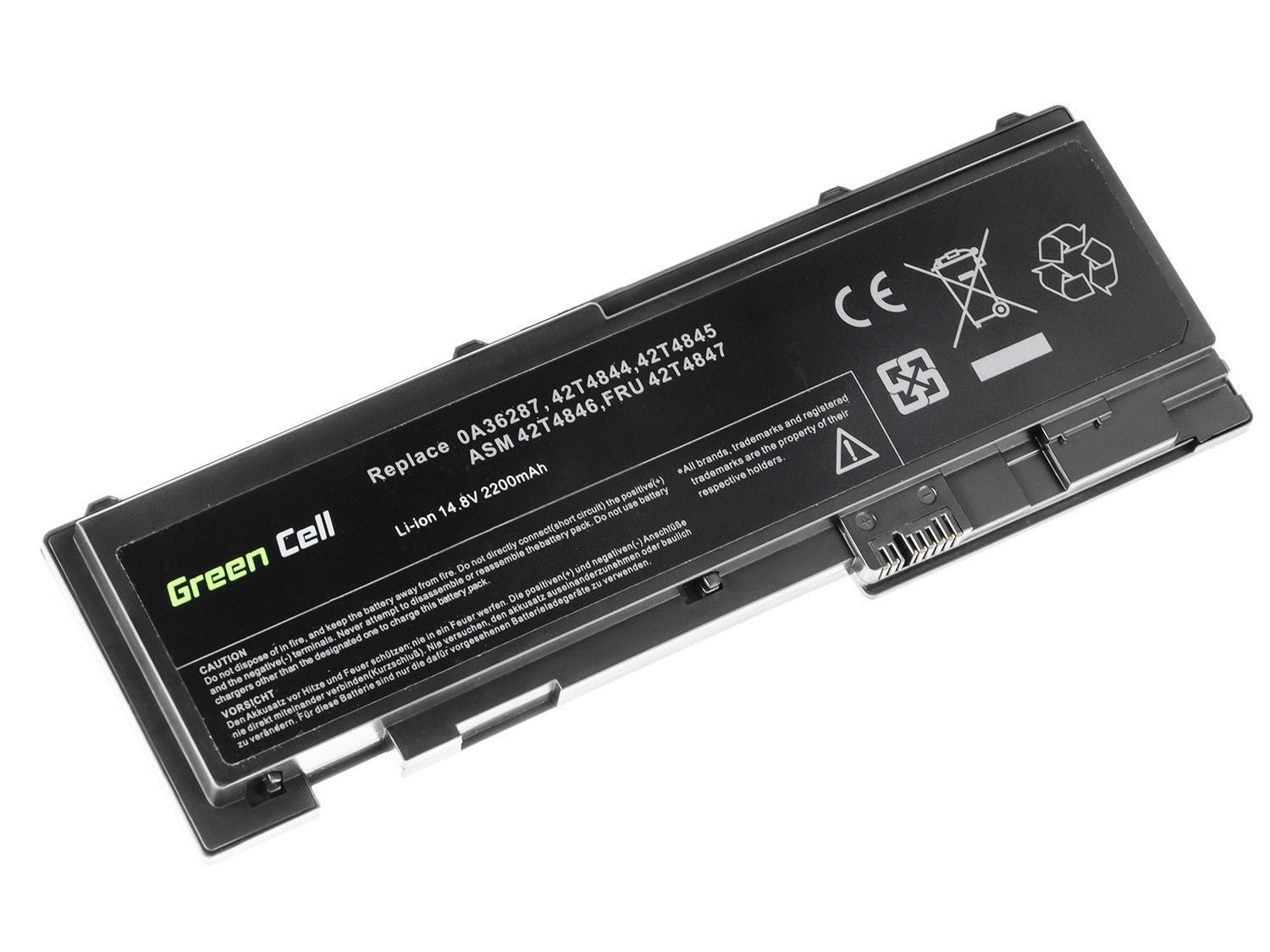Batterij voor Lenovo ThinkPad T420s T420si / 14,4V 2200mAh