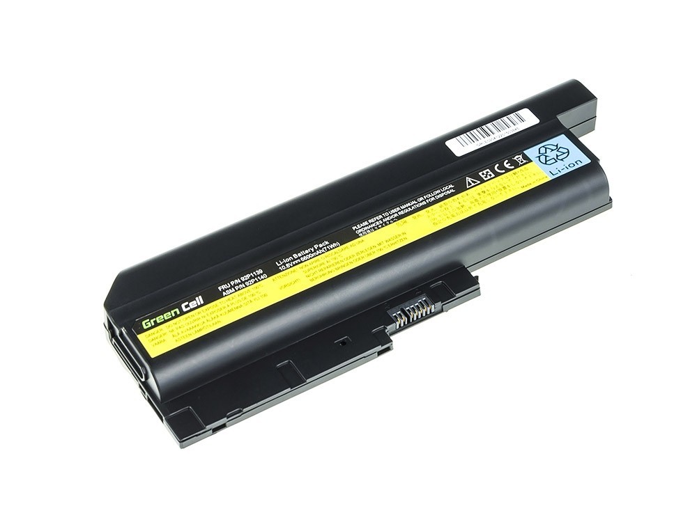 Batterij voor Lenovo ThinkPad T60 T61 R60 R61 / 11,1V 6600mAh