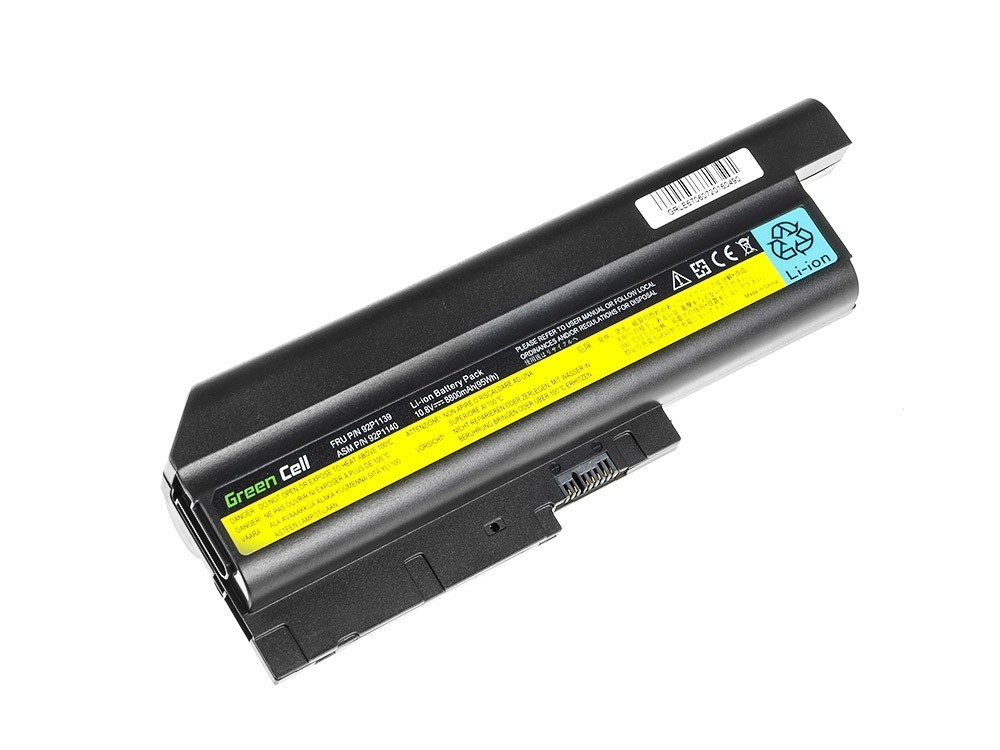 Batterij voor Lenovo ThinkPad T60 T61 R60 R61 / 11,1V 8800mAh
