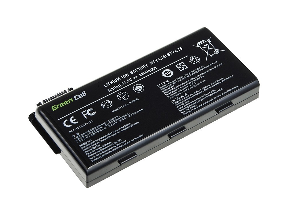 Batterij voor MSI A6000 CR500 CR600 CR700 CX500 CX600 / 11,1V 6600mAh