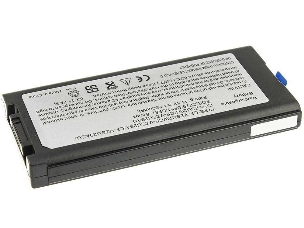 Batterij voor Panasonic CF29 CF51 CF52 / 11,1V 6600mAh