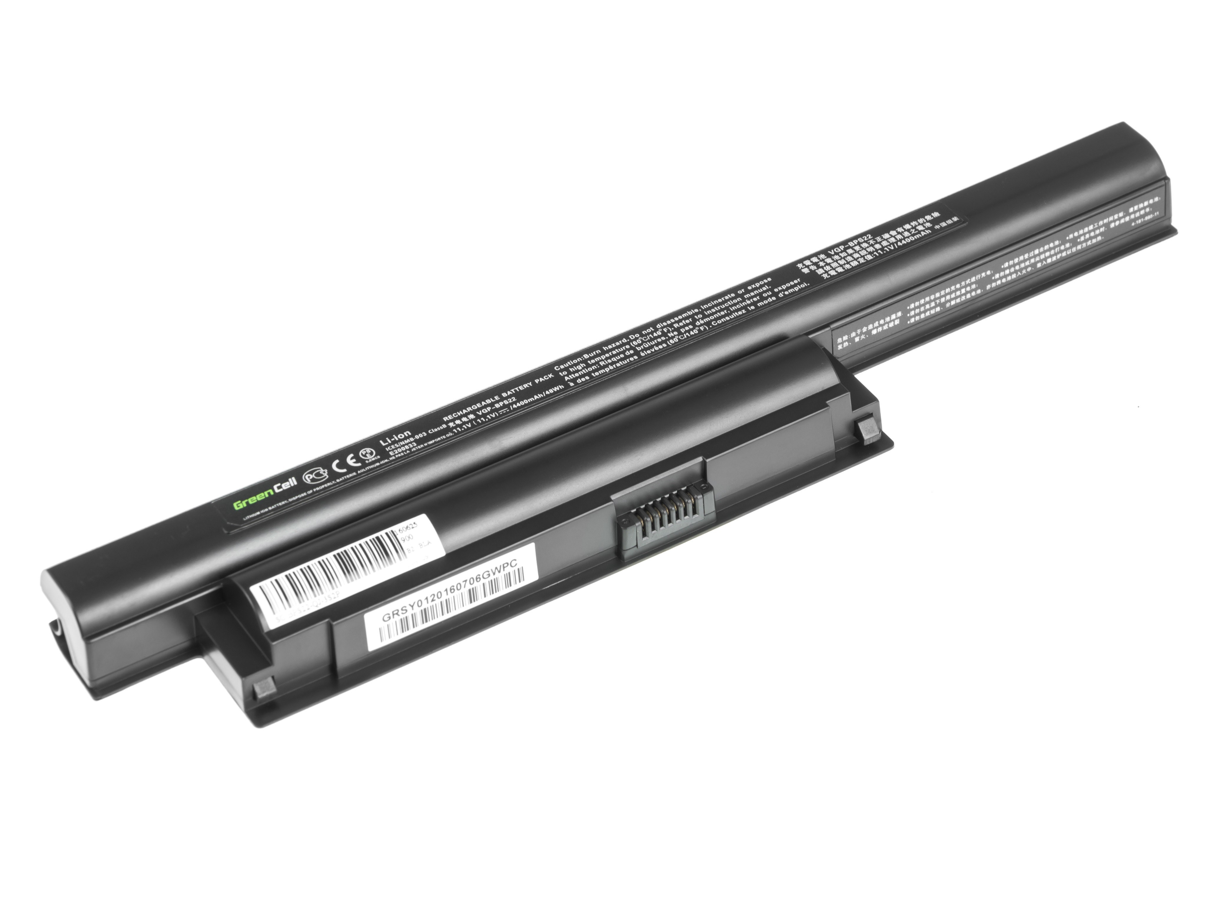 Batterij voor Sony Vaio PCG-71211M PCG-61211M PCG-71212M / 11,1V 4400mAh