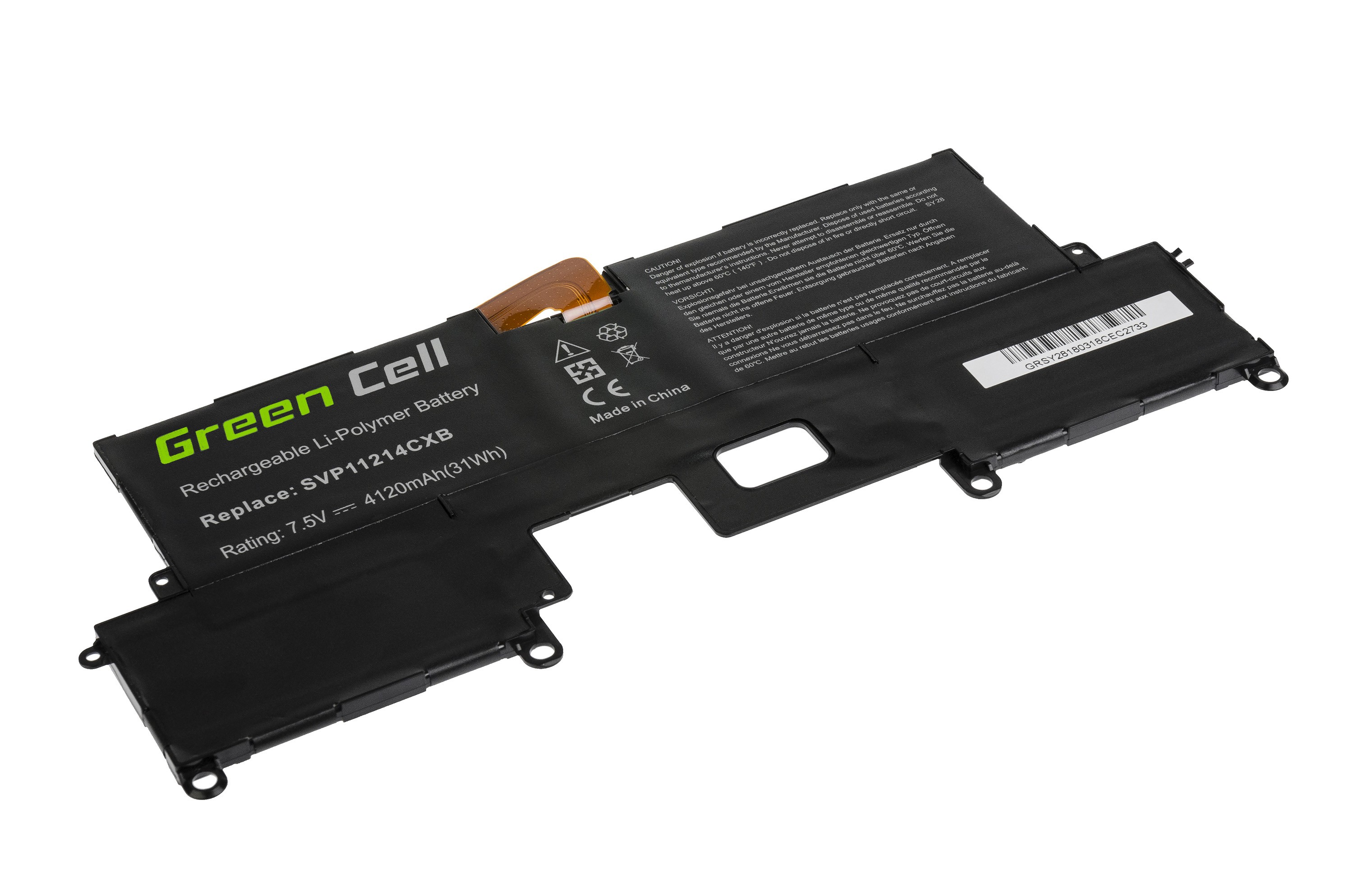 Batterij voor Sony Vaio Pro 11 / 11,1V 4120mAh