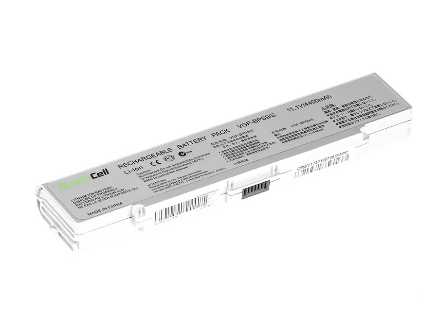 Batterij voor Sony Vaio VGN-AR570 CTO VGN-AR670 CTO VGN-AR770 (zilver) / 11,1V 4400mAh