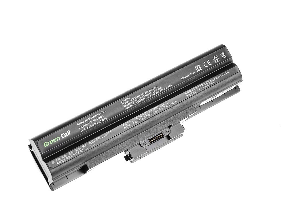 Batterij voor Sony Vaio VGP-BPS13 VGP-BPS21 (zwart) / 11,1V 6600mAh