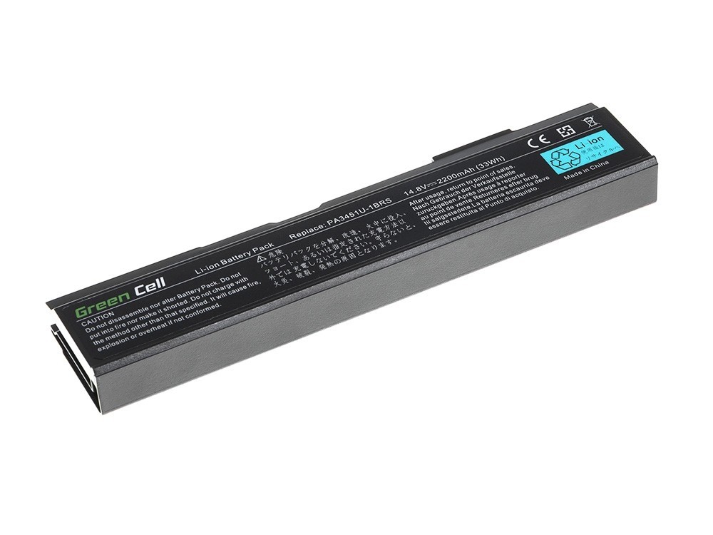 Batterij voor Toshiba Satellite A85 A110 A135 M40 M50 M70 / 14,4V 2200mAh