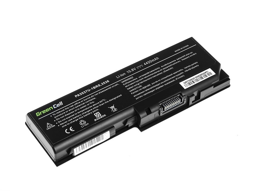GreenCell Green Cell TS09. Soort: Batterij/Accu, Merkcompatibiliteit: Toshiba, Compatibiliteit: Satellite P200 P300 X200 L350 Satego X200 P200