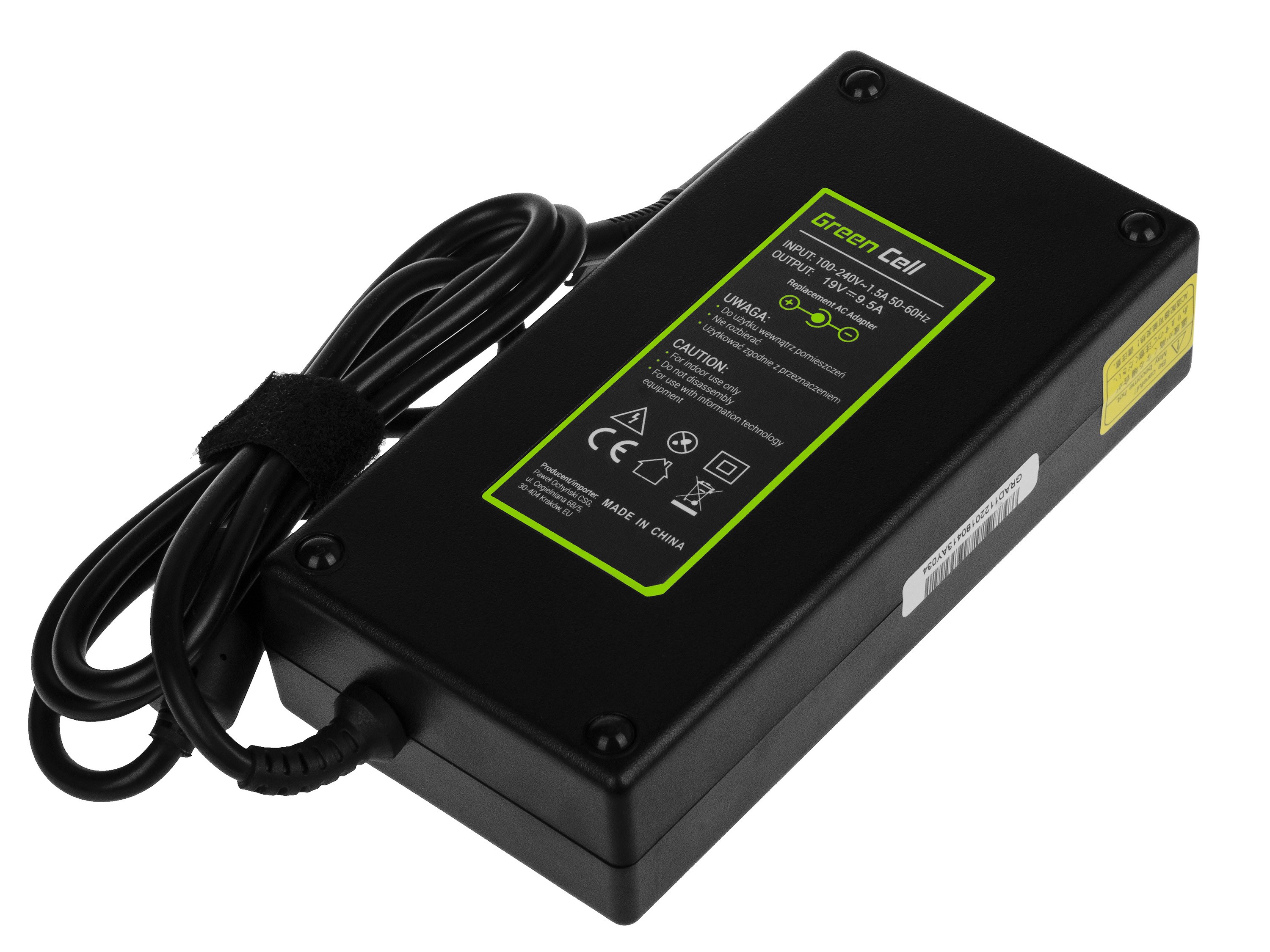 Oplader  AC Adapter voor HP 180W / 19V 9.5A / 7.4mm - 5.0mm PIN