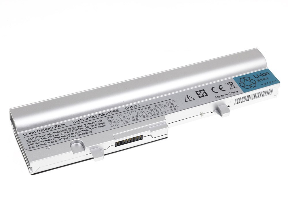Notebook Batterij PA3785U-1BRS voor Toshiba Mini NB300 NB305 (zilver)