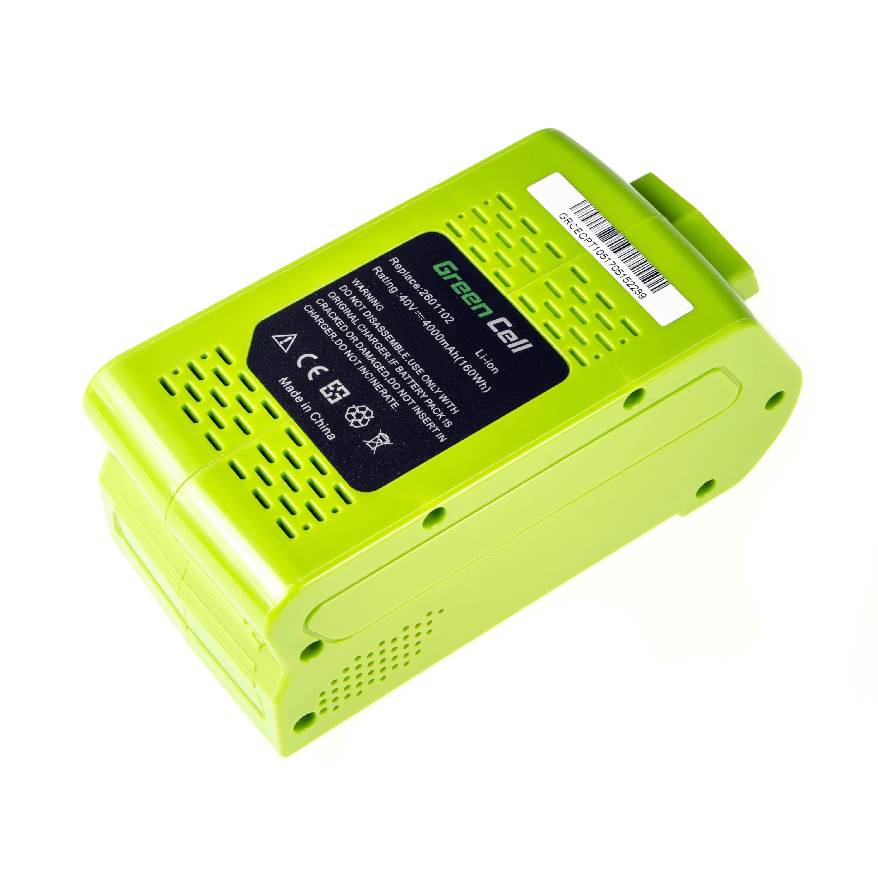 Gereedschap Batterij voor GreenWorks 2601102 G-MAX 40V 4Ah Samsung