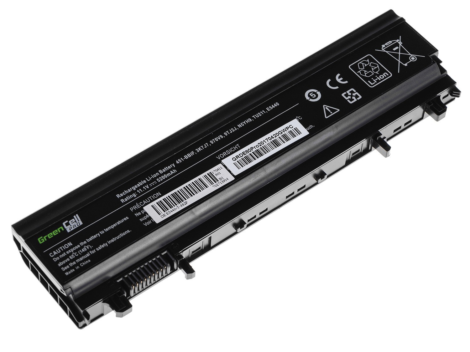 PRO Batterij voor Dell Latitude E5440 E5540 P44G / 11,1V 5200mAh