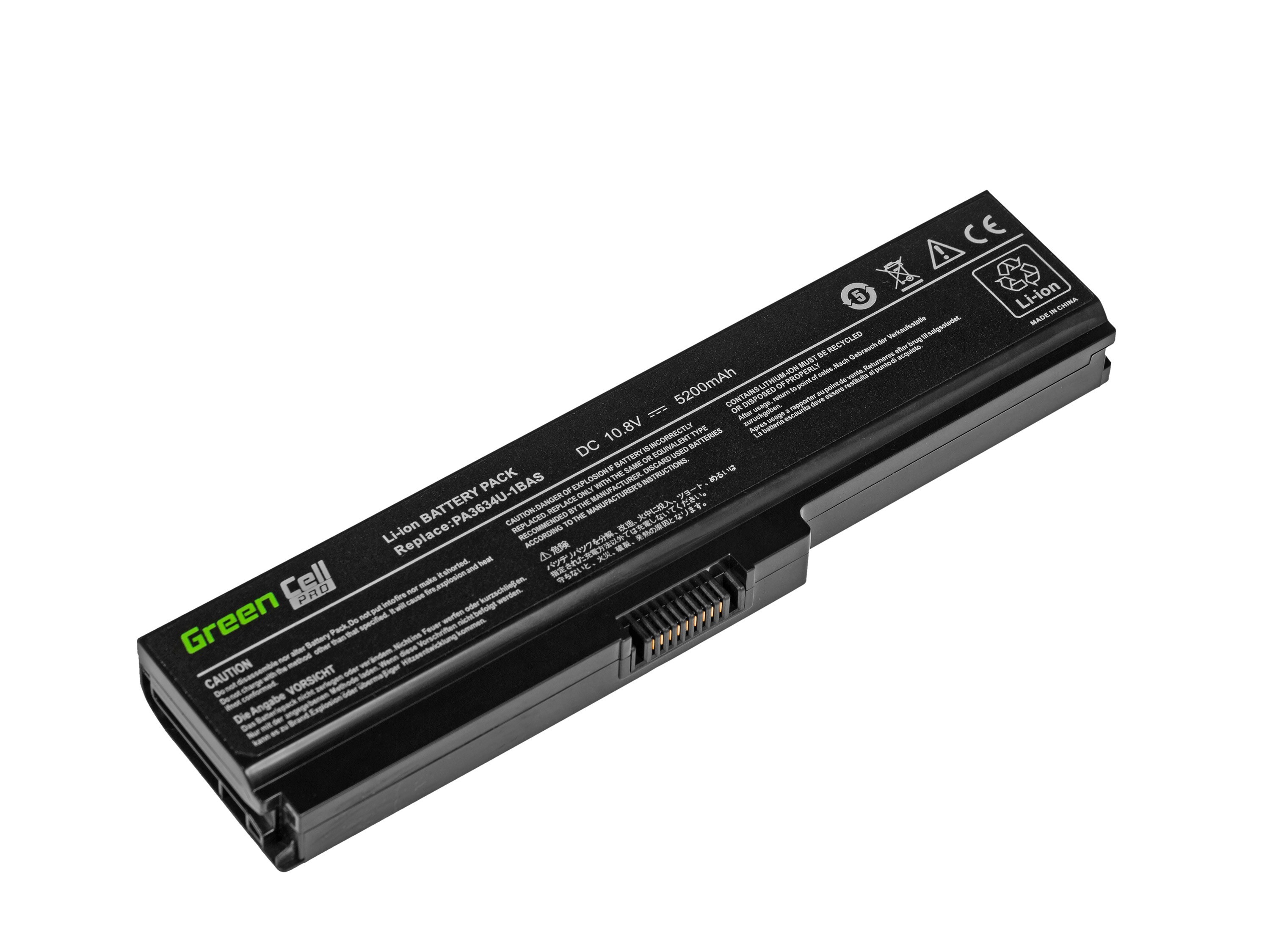 PRO Batterij voor Toshiba Satellite A660 A665 L650 L650D L655 L670 L670D  PA3634U-1BRS / 11,1V 5200mAh