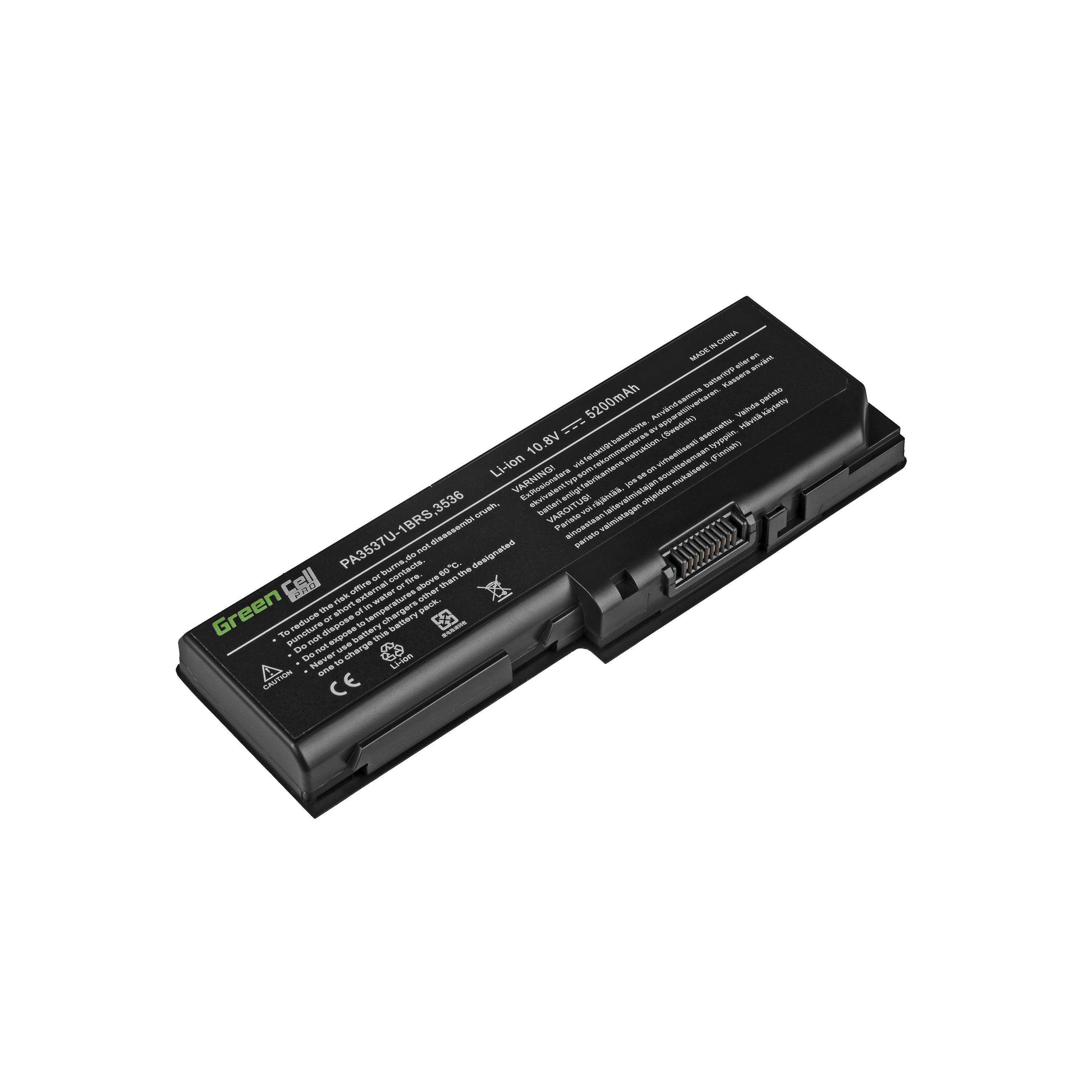 PRO Batterij voor Toshiba Satellite L350 P200 PA3536U-1BRS / 11,1V 5200mAh