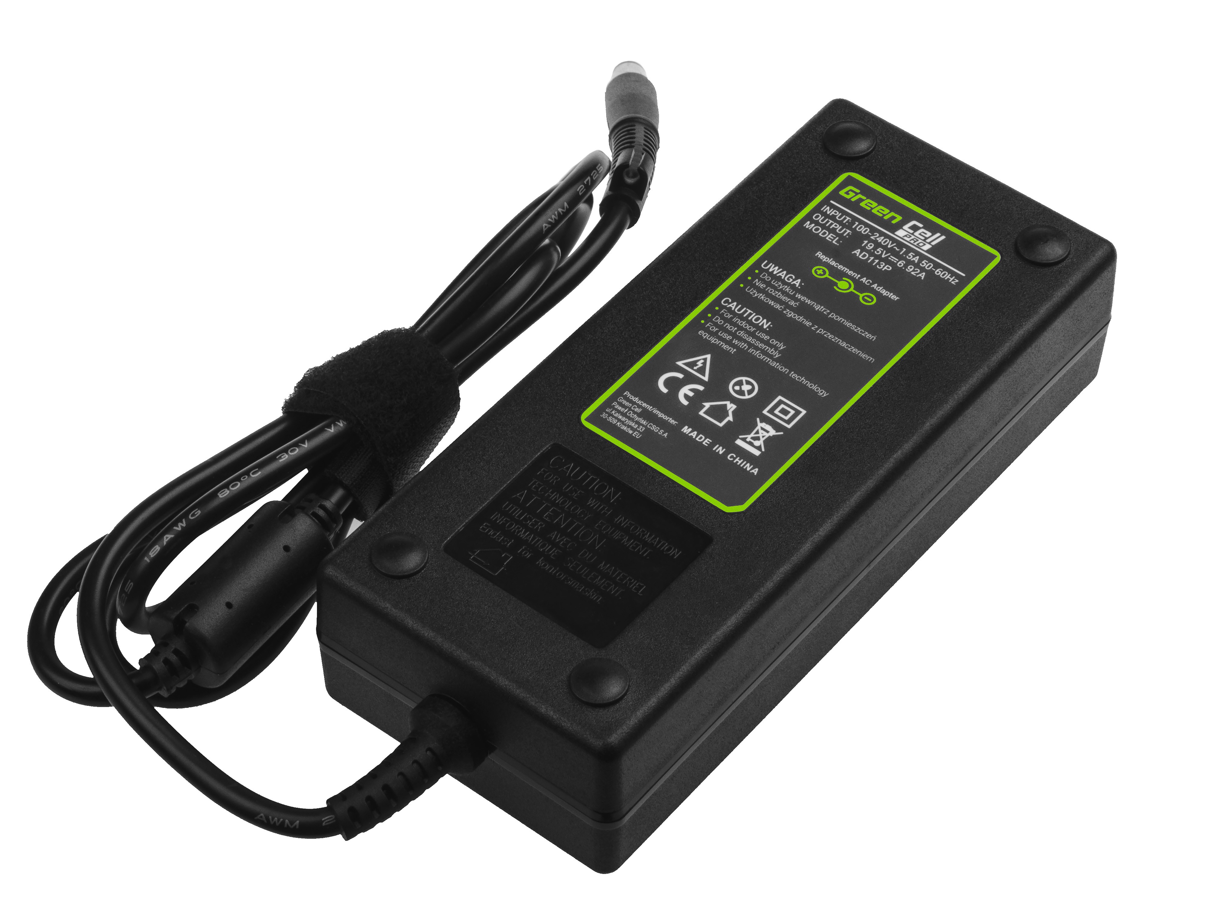 PRO Oplader  AC Adapter voor HP Compaq 6710b 6715b 6715s 6910p 8510p nc6400 nx6110 nx7300 nx7400 19.5V 6.92A 135W