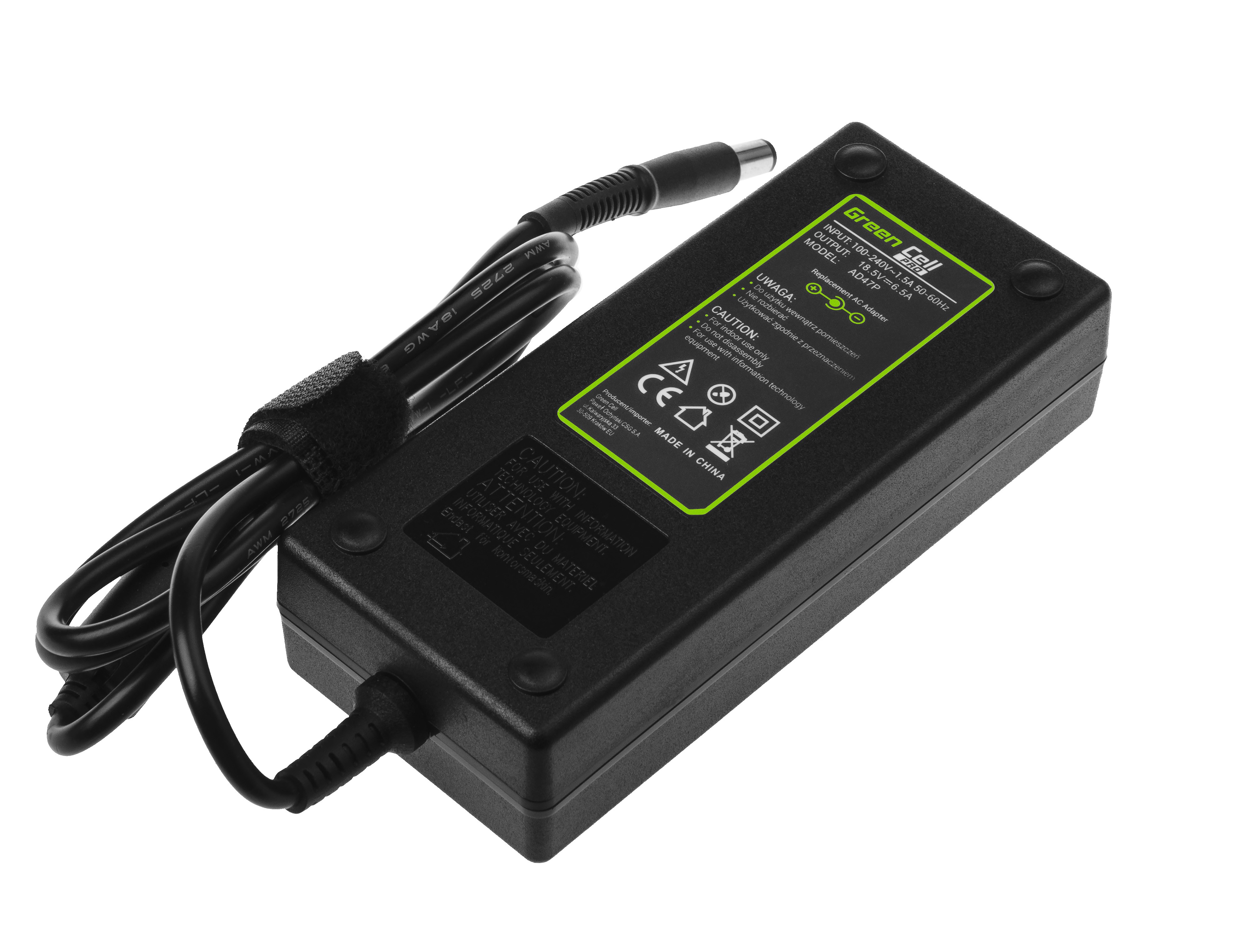 PRO Oplader  AC Adapter voor HP Compaq 6710b 6730b 6910p nc6400 nx7400 EliteBook 2530p 6930p 8530p 18.5V 6.5A 120W