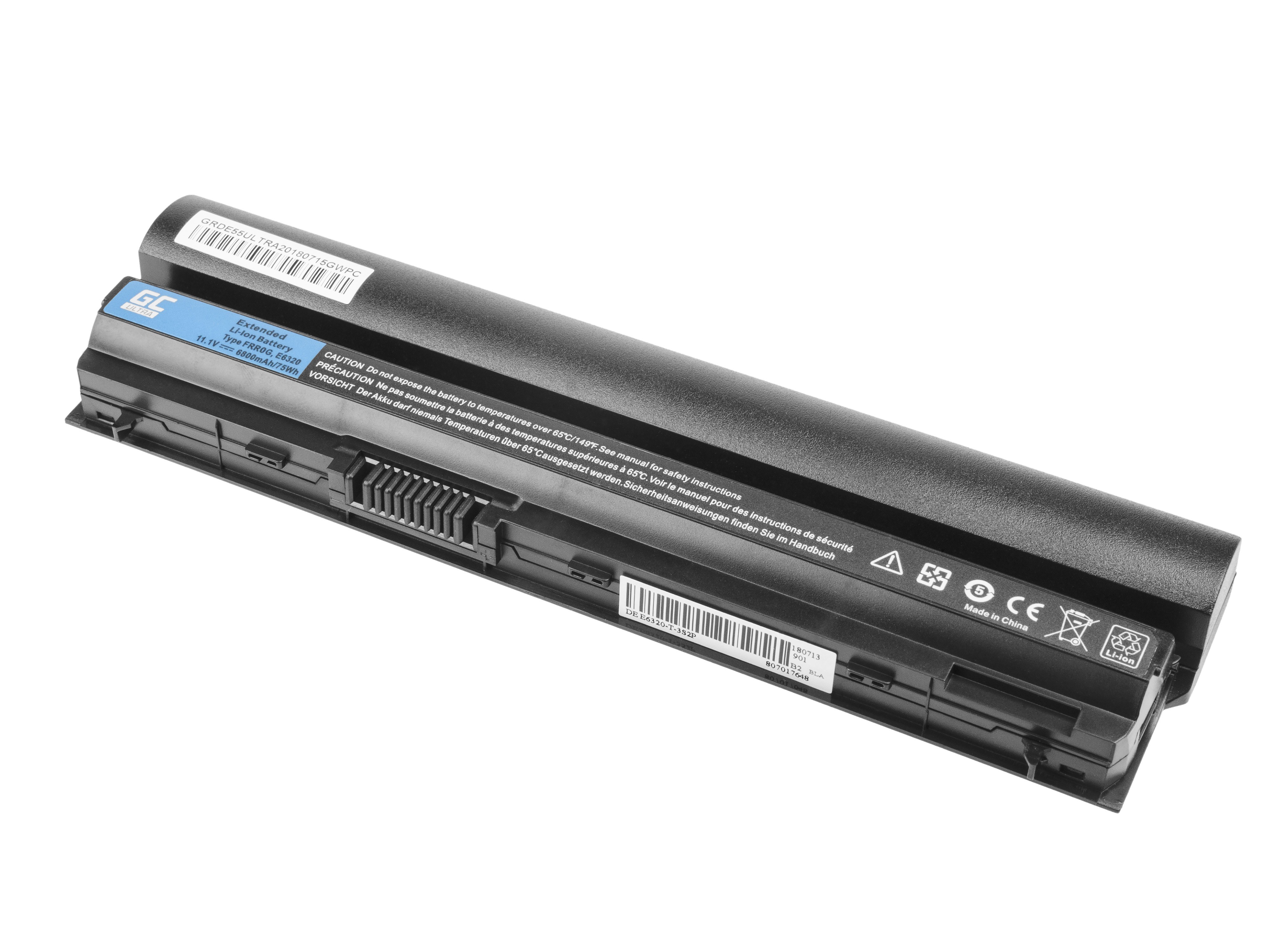 ULTRA Batterij voor Dell Latitude E6220 E6230 E6320 E6320 / 11,1V 6800mAh.