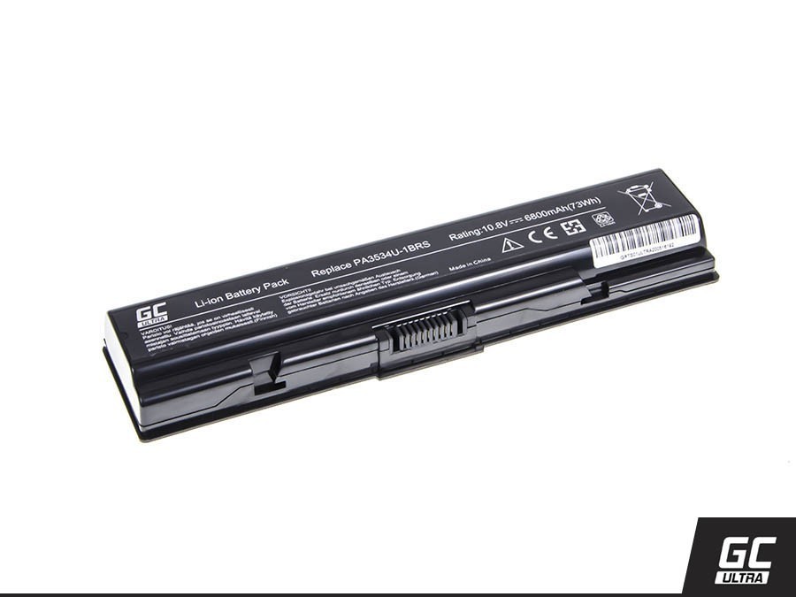 ULTRA Batterij voor Toshiba Satellite A200 A300 A500 L200 L300 L500 / 11,1V 6800mAh