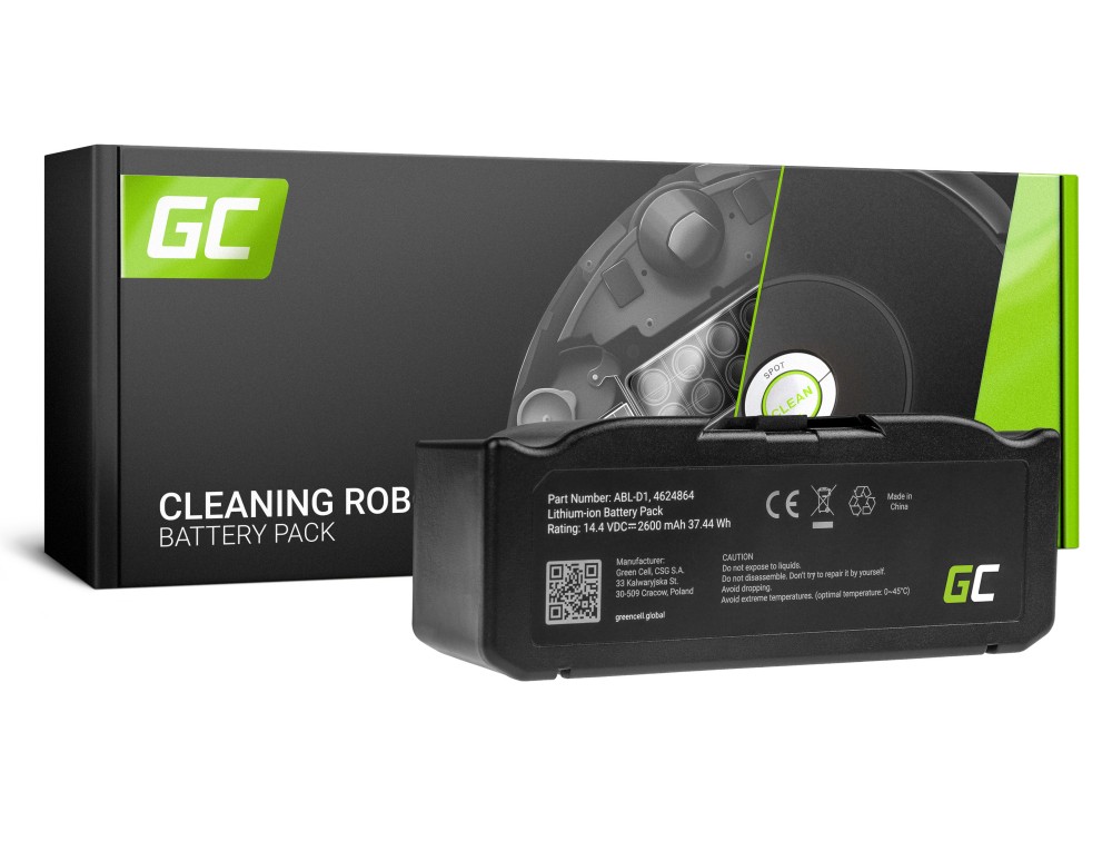Batterij (2,6 Ah 14,4 V) ABL-D1, 4624864 voor iRobot Roomba e5, e6, i3, i3 +, i7, i7 +, i8, i8 + thumbnail 2