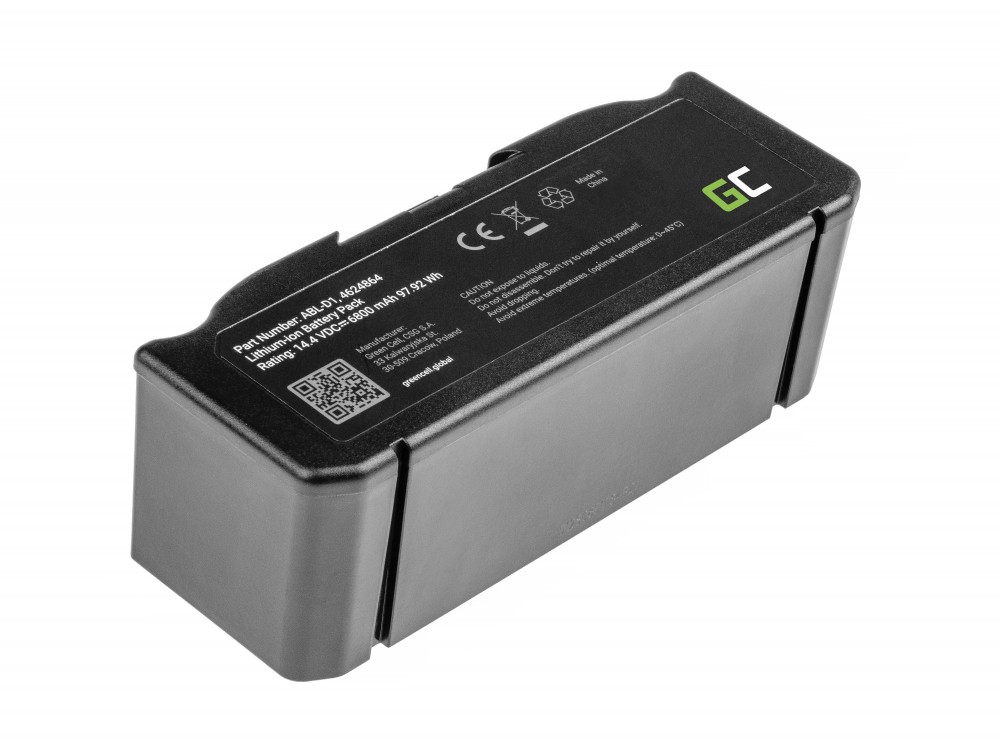 Batterij (6,8 Ah 14,4 V) ABL-D1, 4624864 voor iRobot Roomba e5, e6, i3, i3 +, i7, i7 +, i8, i8 +