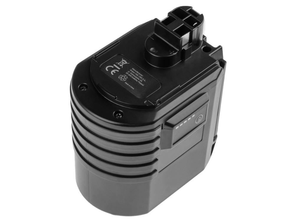 Batterij (3Ah 24V)BAT021 BAT019 voor GBH24VFR GBH 24VFR voor Bosch 11225VSR BBH24VRE DynaDrill 524 PA6-GF35 thumbnail 2