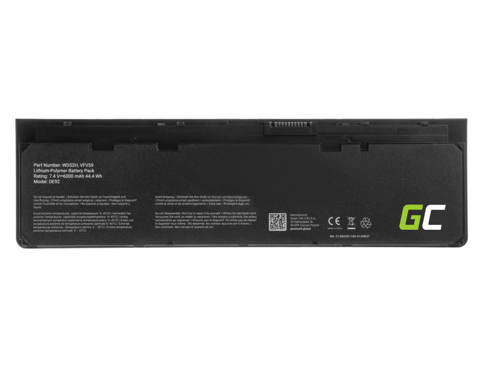 WD52H GVD76 batterij voor Dell Latitude E7240 E7250 laptops thumbnail 5