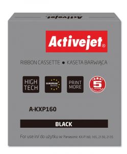 ActiveJet A-KXP160 Printerlinten voor Panasonic-printers; Panasonic KXP160-vervanging; Opperste; zwart