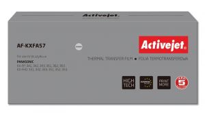 ActiveJet AF-KXFA57 Thermische transferfilm voor Panasonic Fax; Panasonic KX-FA57E vervangen; Opperste; zwart