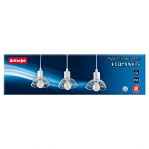 ActiveJet Aje-Holly 9 Witte plafondlamp