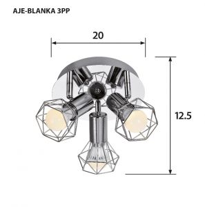 ActiveJet Aje-Blanka 3P plafondlamp