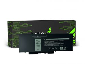 EcoLine - 93FTF GJKNX Batterij Geschikt voor de Dell Latitude 5280 5290 5480 5490 5491 5495 5580 5590 5591 Precision 3520 3530 / 7.6V 8900mAh