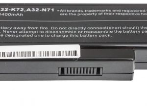 EcoLine - A32-K72 A32-N71 Batterij Geschikt voor de Asus A32-K72 K72 K73 N71 N73 / 11.1V 4400mAh