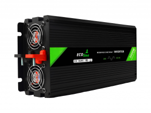 EcoLine - Omvormer 24V Naar 220V/230V - 3000w Vermogen - Gemodificeerde sinus - Spanningomvormer