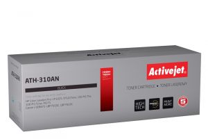 ActiveJet AT-310AN TONER VOOR HP-printer; HP 126A CE310A, CANON CRG-729B Vervanging; Premie; 1200 pagina's; zwart