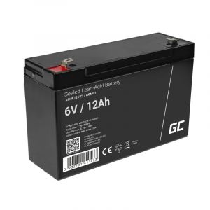 AGM Batterij 6V 12Ah