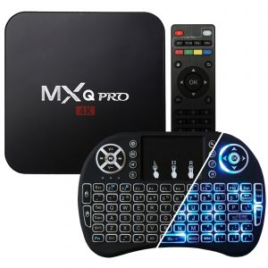 TV Box MXQ PRO (2GB RAM, 16GB eMMC, 4x2.0GHz, Android 6.0 Marshmallow) + Toetsenbord