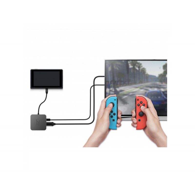 Docking Station HUB USB 6in1 (USB 3.0 HDMI Ethernet USB-C) voor Apple MacBook, Dell XPS, Asus ZenBook thumbnail 2