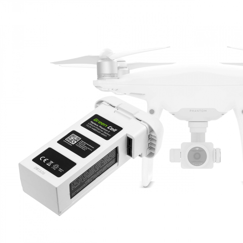 Drone Batterij voor DJI PHANTOM 2, DJI PHANTOM VISION 2 - 5.2Ah 11.1V thumbnail 6