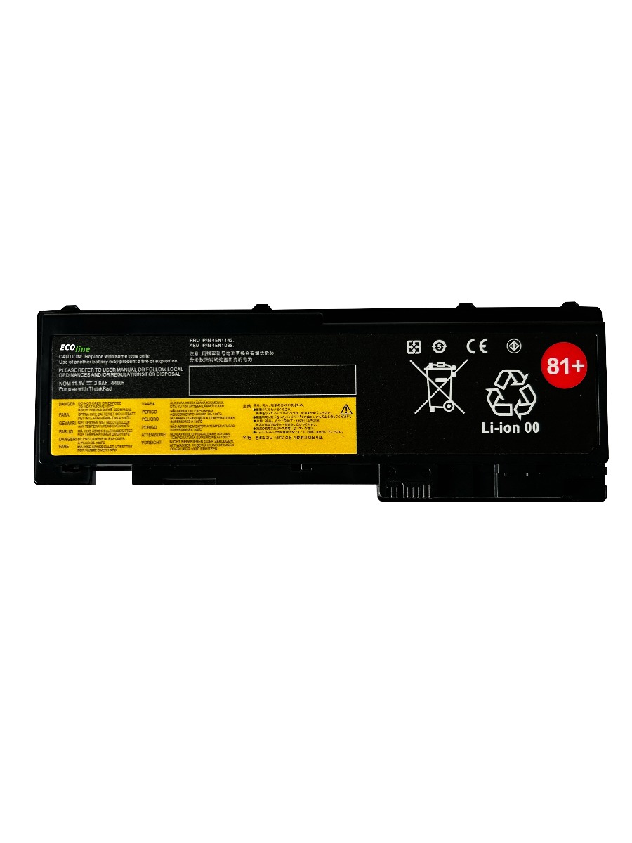 EcoLine - 0A36309 42T4844 Batterij Geschikt voor Lenovo ThinkPad T430s T430si / 11.1V 3400mAh thumbnail 4