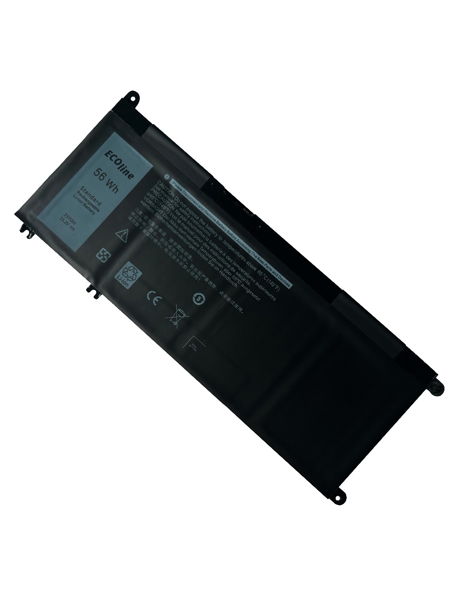 EcoLine - 33YDH  Batterij Geschikt voor de Dell Inspiron G3 3579 3779 G5 5587 G7 7588 7577 7773 7778 7779 7786 Latitude 3380 3480 3490 3590 / 15.2V 3400mAh
